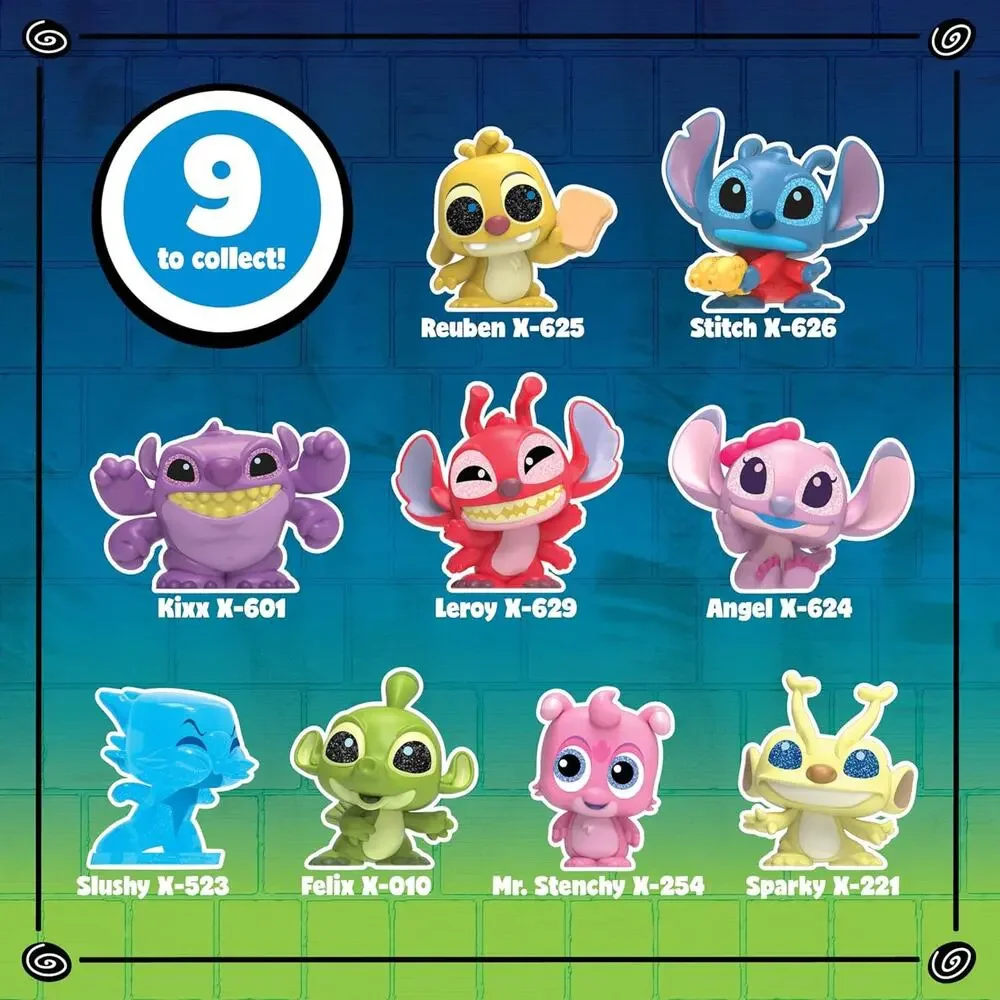Disney Doorables Stitch Experiments Collection Peek 9 Figures Unboxing NWT